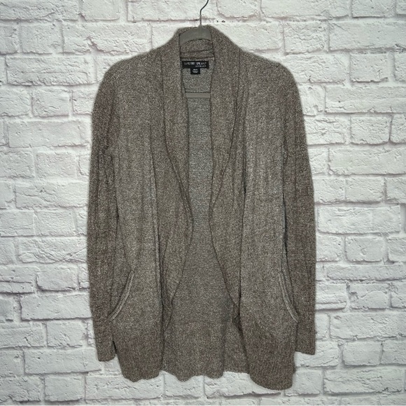 Barefoot Dreams Cozy Chic Lite Knit Style 452 Open Front Cardigan - Picture 6 of 14